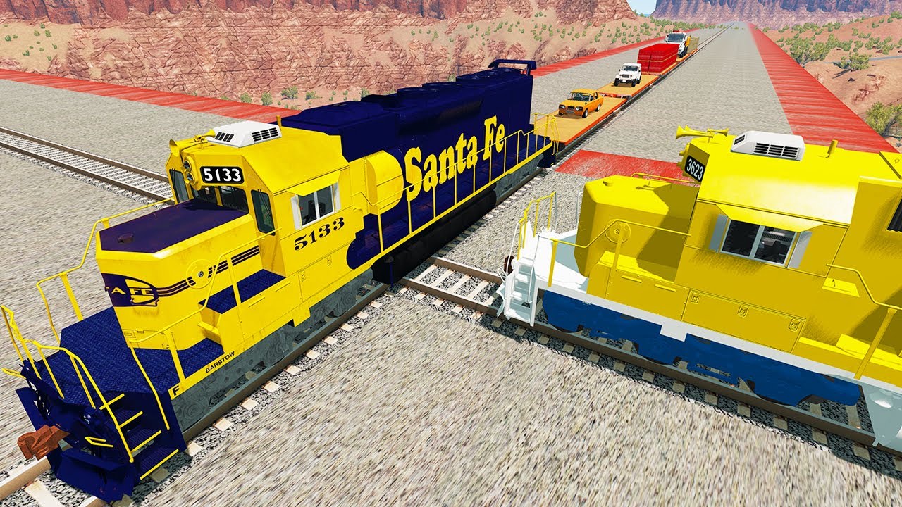 Amazing high Speed Train Vs. Train Crashes | Train Accidents #5 - BeamNg Drive Crashes Dancing Cars