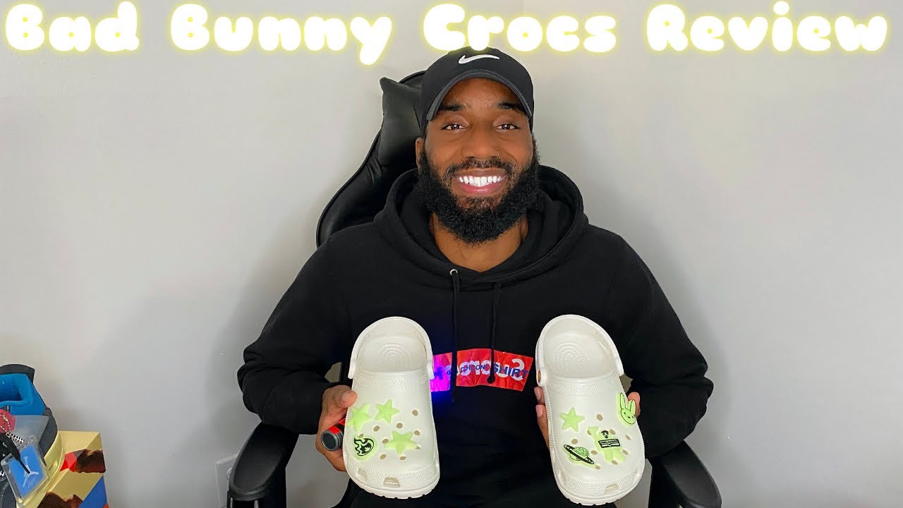 WATCH BEFORE YOU BUY BAD BUNNY CROCS ON FOOT REVIEW - YouTube