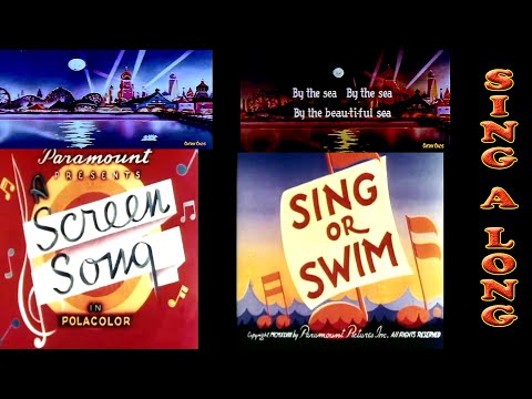 New Sing or Swim Screen Song Cartoon By the Beautiful Sea Sing A Long still