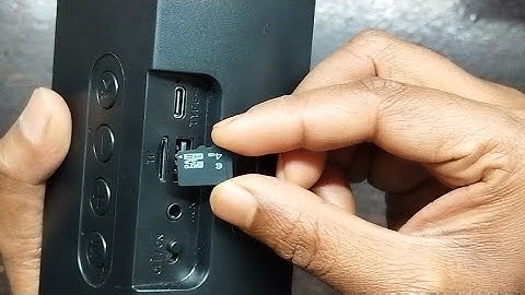 How to insert - SD card || Bluetooth speaker || TF card how to connect micro SD || Vinod Thirumala