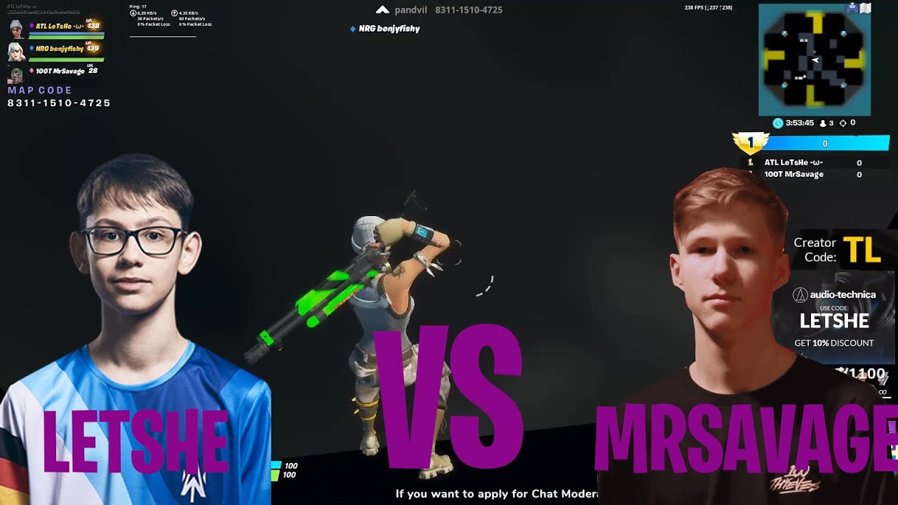 Letshe vs Mrsavage Epic build fight