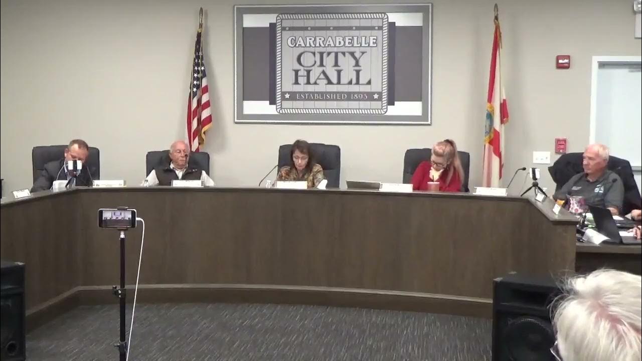 Carrabelle city commission meeting february 2 2023 youtube
