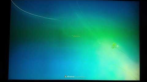 Windows 7 Startup Nostalgia