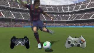 FIFA 14  jugadas (como hacer la bicicleta o levantar con el taco) Tutorial