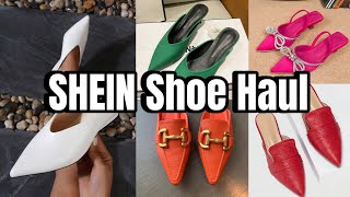 SHEIN SHOE HAUL |KITTEN HEELS|MULES|FLATS - WE ARE SAVING OUR FEET!!!!🤣🤣🤣