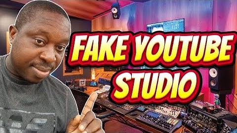 How to create a REALISTIC Fake YouTube Studio with capcut Mobile 2025
