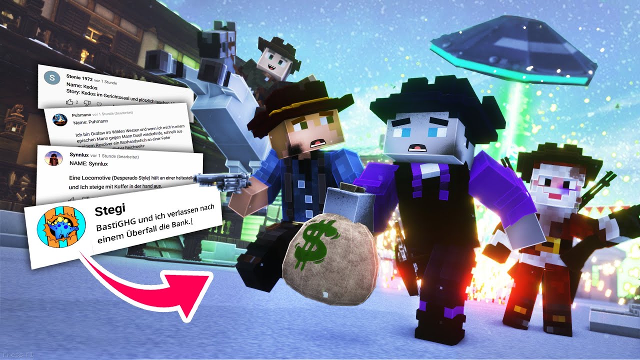 Ich habe aus YouTube Kommentaren einen Film gedreht ★ mit @BastiGHG @byStegi @Kedos @Felix von der Laden