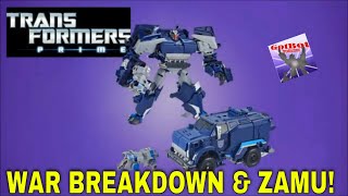 Transformers Prime War Breakdown and Zamu - GotBot True Review NUMBER 1056
