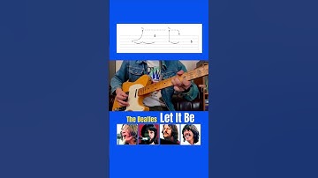 Thumbnail of 【TAB】Let It Be / The Beatles 【Guitar Solo】#60s#fender#telecaster#georgeharrison#shorts#ギター#ビートルズ