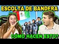 🇪🇸 REACCIÓN a ESCOLTA de BANDERA CBTIS 🇲🇽😱 **como hacen esto??**