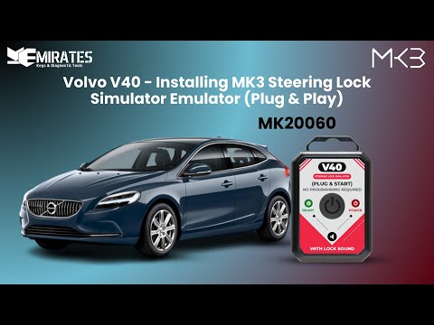 Volvo V40 - Installing MK3 Steering Lock Simulator Emulator (Plug & Play)