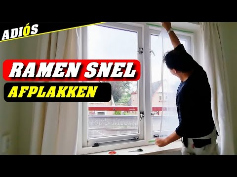 HIER HEBBEN KLANTEN EEN HEKEL AAN!! Dus ik plak de ramen af als SCHILDER!! @schildersbedrijfedens