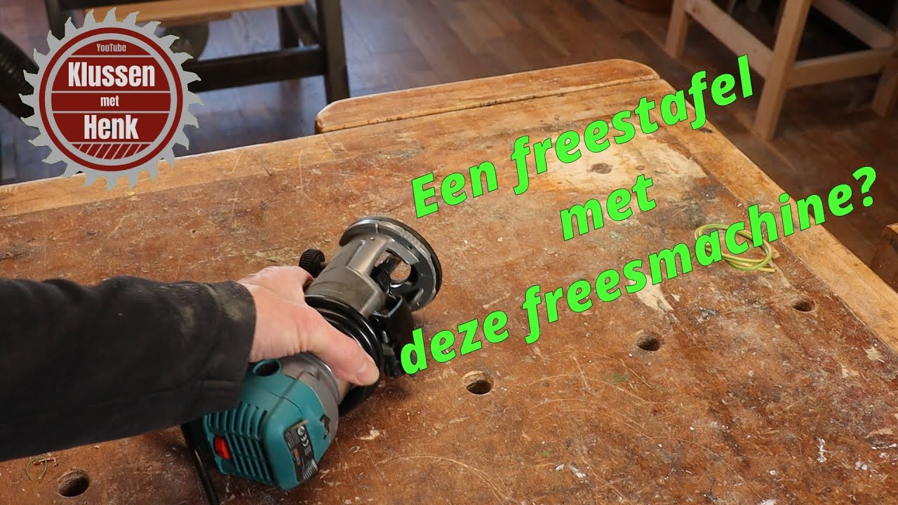 Een losse freestafel zelf bouwen deel 1 YouTube