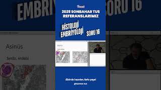 2025 Sonbahar Tus Referanslari - Hi̇stoloji̇ Ve Embri̇yoloji̇