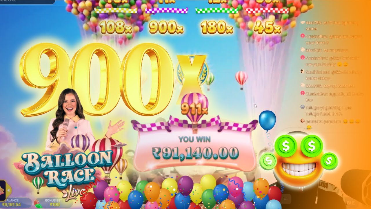 I Hit 900x in | BALLOON RACE | HUGE |  ₹91000