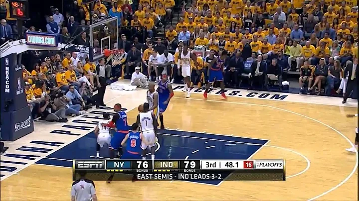 Iman Shumpert and Chris Copeland vs Pacers Full Hi...