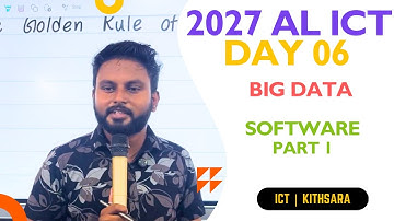 Big Data & Software Part1 - 2027 AL ICT Class - Day 06