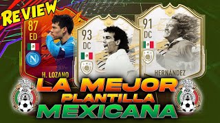 La Mejor Plantilla Mexicana Posible de FIFA 21 / Matador y Hugo Sánchez Icon Moments Review