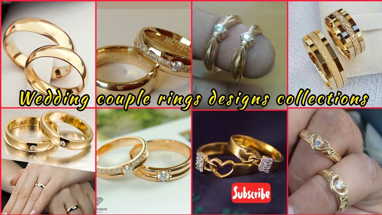 New couple rings in gold | Couple ring design, Engagement rings couple, Couple  rings gold