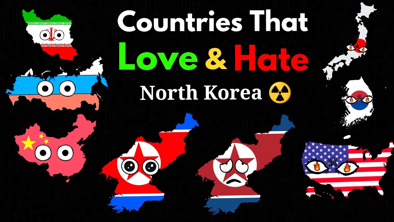 Страны, которые любят/ненавидят Северную Корею
