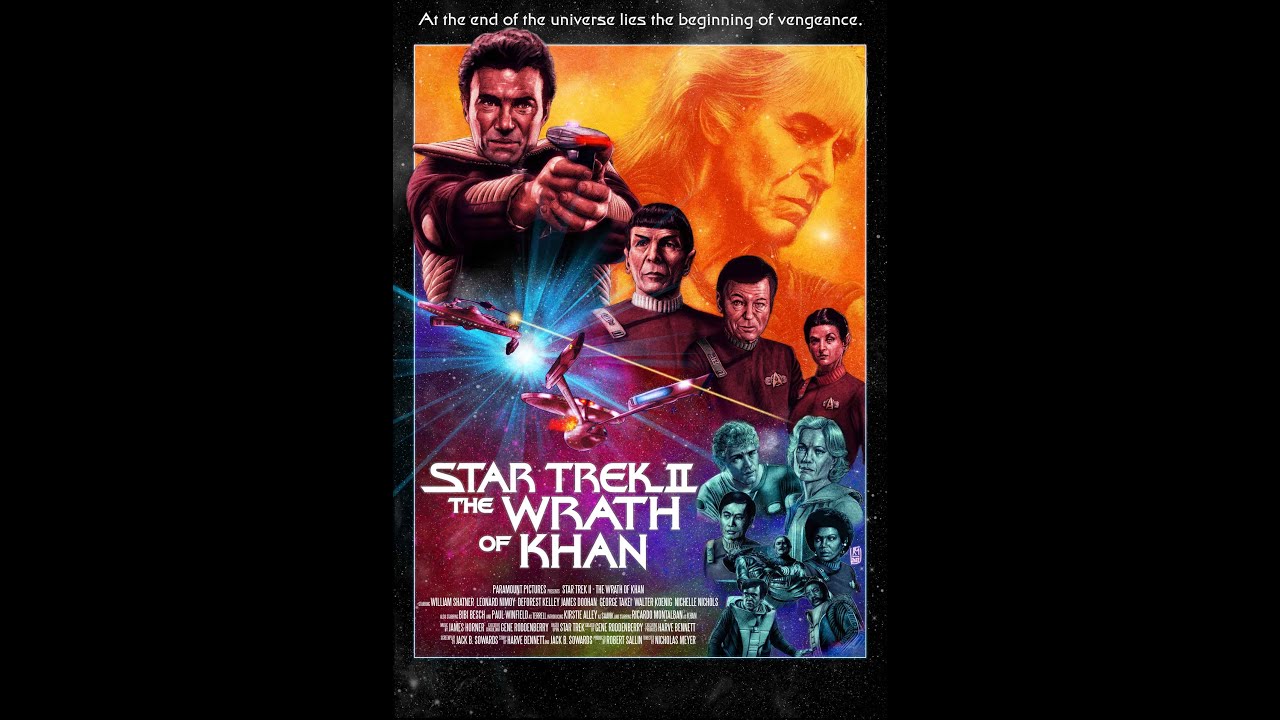 Star Trek II Poster Art Colour Process YouTube star-trek-ii-poster-art-colour-process-youtube