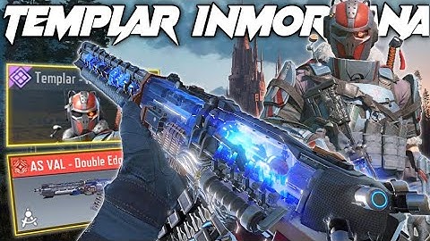 COD MOBILE Added My Own Character (Templar Royale Knight + My Mythic AS VAL Double Edge) In The Game