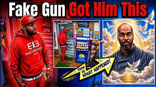 Man Pulls Out Fake Gun And Ends Up In The Upper Room... SMH