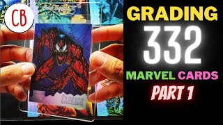 1995 Marvel Masterpieces Master Set - CGC Grading 332 Card Sub! | Marvel Card Investing | Part 1
