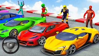 😲🧝 New Super Hero 🐭🐢 Mega Ramp Car Stunt Game 🔥🌟 Car Driving Game ❣️🧑‍💻 Car Game Android Gameplay 😻🫑