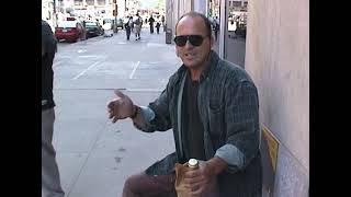 A man on Varick Street