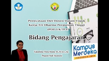 PDD   UKTPT Video Pengajaran   Yakomina Flora Hosio   Universitas Ottow Geissler Papua New