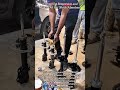 Comparing Responsive and Worn-Out Car Shock Absorbers #shorts #mechanic #tricks