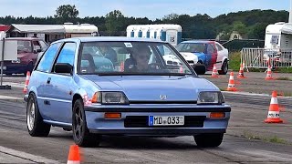Honda Civic Vtec 3th Gen Drag Racing Sound
