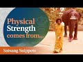 Physical strength comes from... | Satsang Snippets