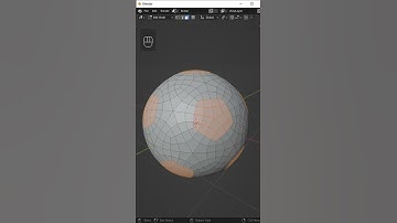 Blender Modeling - Soccer Ball ⚽ #shorts