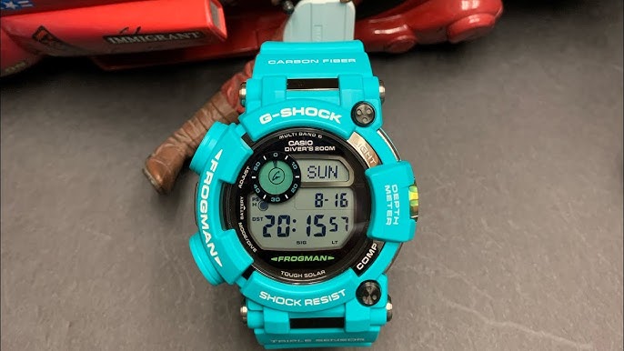 G Shock Gwf 1000sr 4jf Men In Purple Sunrise Frogman Unboxing Review Youtube