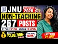 JNU Recruitment 2026 🔥 267 Permanent Govt Jobs | Salary ₹2,08,700 | 10th Pass to Graduate Eligible