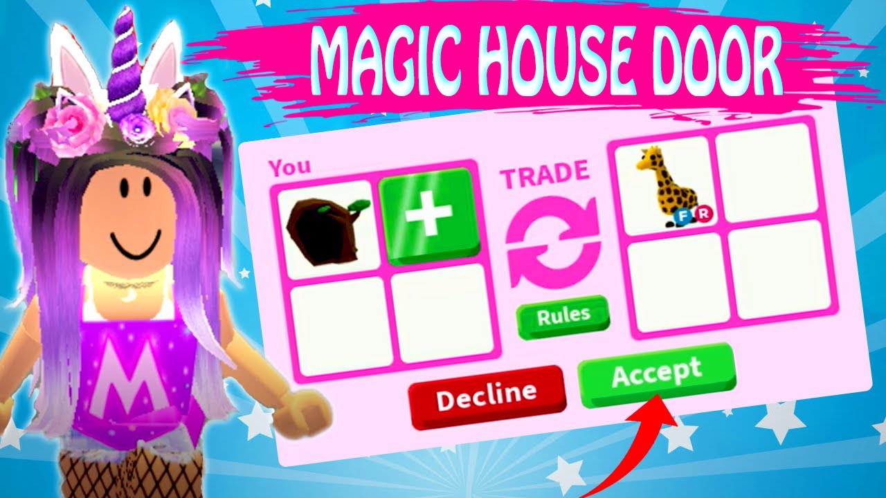 What People Trade For Magic House Door In Adopt Me 🌟 Roblox Adopt Me