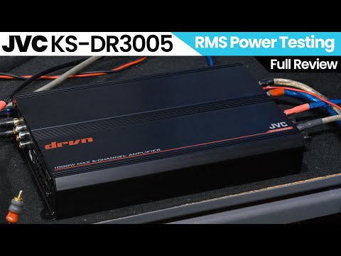 JVC KS-DR3005D - RMS Power Testing - 5 Channel Amplifier