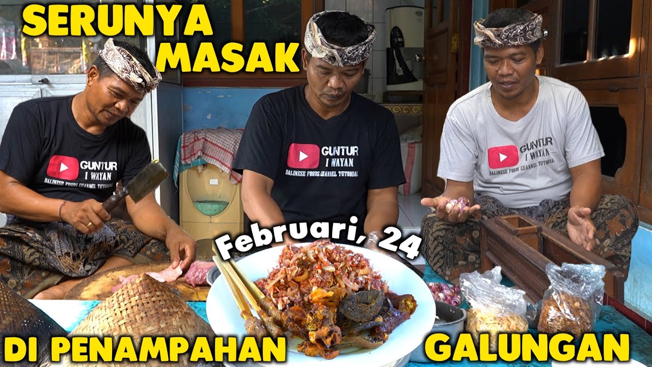 LAWAR, SATE DAN SEMUA OLAHAN KULINER BABI ALL IN ONE  DAY - GALUNGAN FEBRUARI 2024