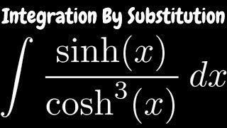 Indefinite Integral with Hyperbolic Functions sinh(x)/cosh^3(x)