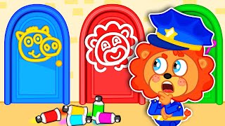картинка: Левенятко. Двері з портретами - Мультик для дітей | Lion Family