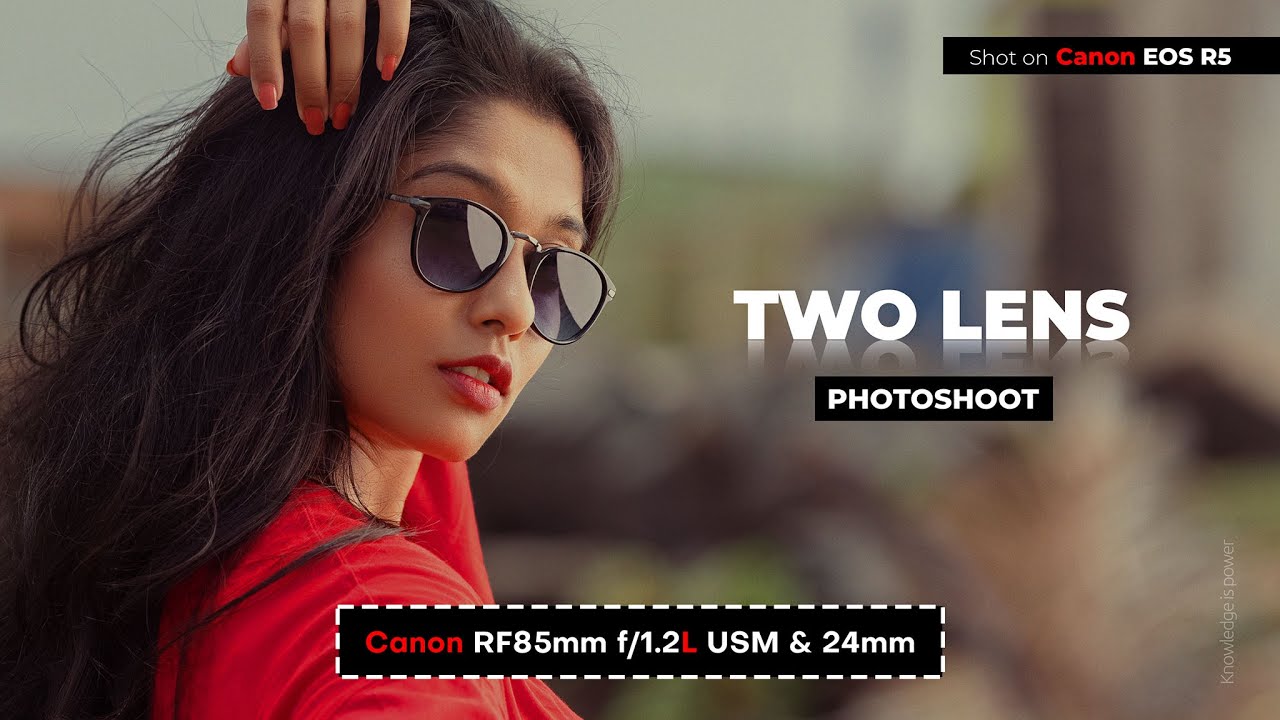 TWO LENS Photoshoot with Canon EOS R5 | BEHIND the SCENES