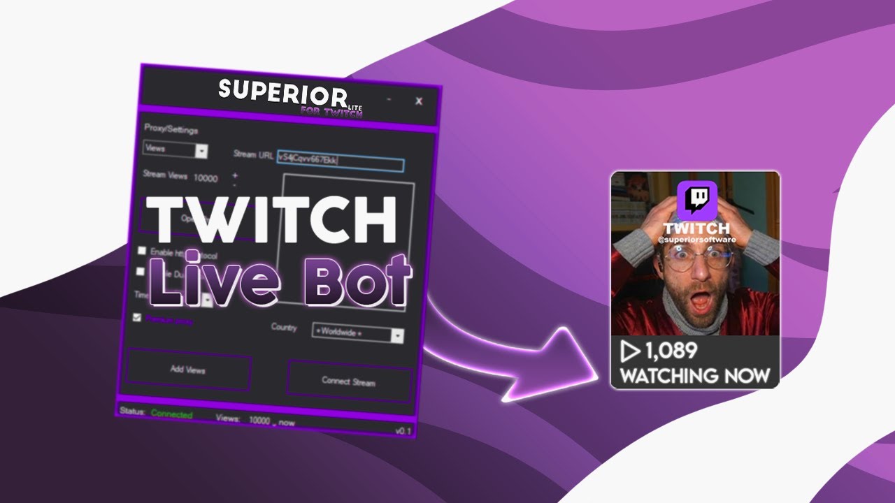 How To Get Twitch Live Stream Views & Follows | SUPERIOR - Lite ...