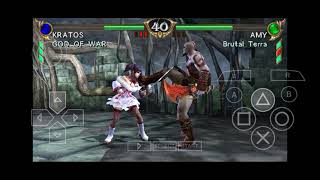 Soul Calibur (Ppsspp) Aggressive Kratos Combos screenshot 4