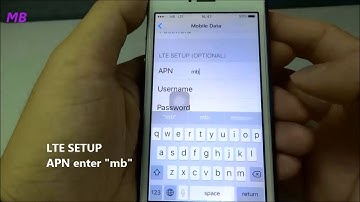 Multibyte MB - iPhone IOS 10 APN Setting Demo Eng