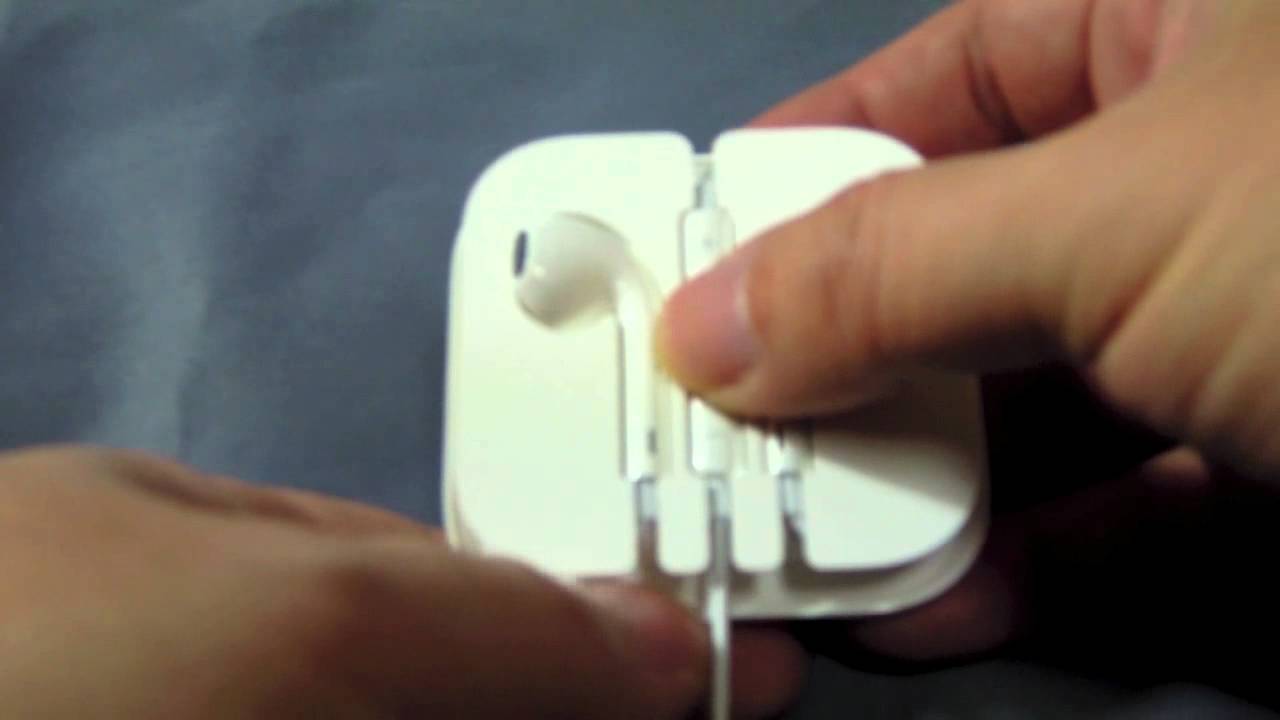 巻き取り道 Apple Earpods With Remote And Micをケースに収納する手順 Youtube