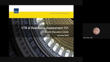 Vendor Toolbox & Readiness Assessment Training
