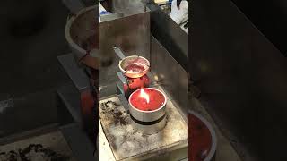 Sand Casting 10 ounces of Sterling Silver. Gorgeous casting!