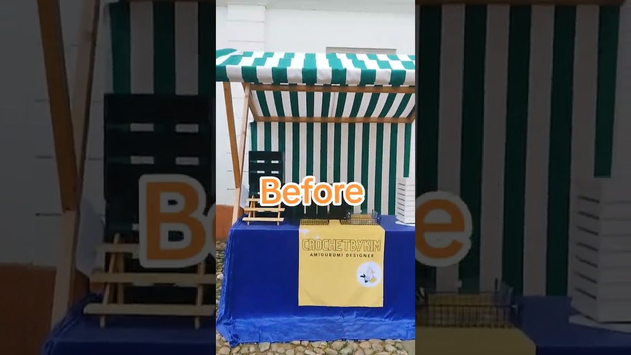 Before and After - Övedskloster Sjöbo Påskmarknad 2025 CrochetByKim